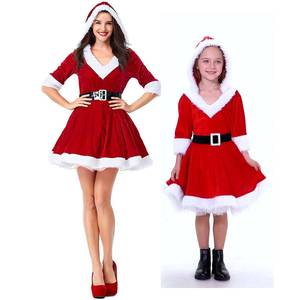 Costume de Noël pour femme, robe de Mère Noël, cosplay de Père Noël, CHRI-006 - Product Image 5