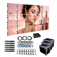 Écran LED mural haute fréquence de rafraîchissement 3840Hz, 500x1000, avec boîtier en aluminium moulé sous pression, pour intérieur/extérieur, centre commercial, mur vidéo