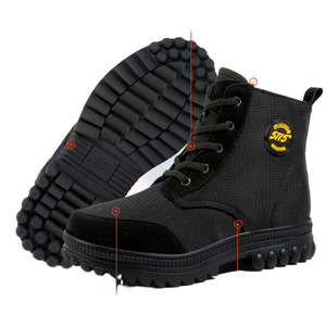 Bottes de neige pour hommes, chaudes, en laine épaisse, doublées de fourrure, imperméables, antidérapantes, résistantes au froid -40C, randonnée en plein air, camouflage marron - Product Image 5