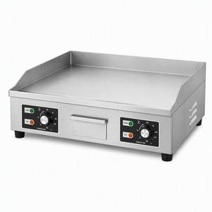High Power 3500W Commercial Electric <b>Flat</b> <b>Top</b> <b>Griddle</b> 660mm Heavy Duty Stainless Steel <b>Griddle</b> for Industrial Kitchen Use - Product Image 5