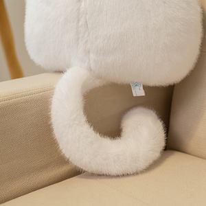 ตุ๊กตา<span class=keywords><strong>แมว</strong></span><span class=keywords><strong>เปอร์เซีย</strong></span>สีขาวแสนน่ารัก ของเล่นแมวตุ๊กตาขนนุ่ม หมอนกอดนุ่มๆ ตกแต่งบ้าน - Product Image 6