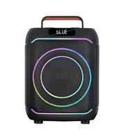Enceinte Bluetooth d'extérieur JBR-819 avec basses puissantes 7.4V 40W, 2 boutons, batterie lithium 7.4V 3600mAh et lumières RGB pour les fêtes