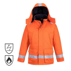 Veste de travail d'hiver antistatique certifiée CE pour électriciens, ingénieurs et mécaniciens - Product Image 2