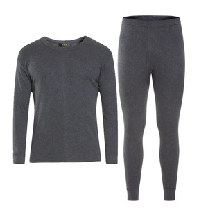 <span class=keywords><strong>Sous</strong></span>-vêtements longs en coton blanc pour homme, vêtements d'hiver, ensemble thermique haut et bas - Product Image 6