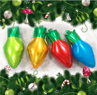Ballons en aluminium et guirlande décorative UGLY & BRIGHT pour la fête de Noël, la maison, la cheminée et la décoration murale