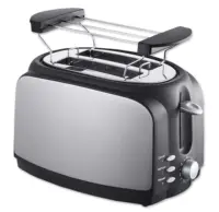 Torneira elétrica de coque para café da manhã, queimador personalizado multifunção automático de coque sanduíche toaster 2 fatias