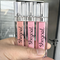 Gloss à lèvres personnalisé avec logo OEM, plusieurs couleurs et options de tubes, emballage personnalisé, marque privée, gloss à lèvres mat brillant, vente en gros