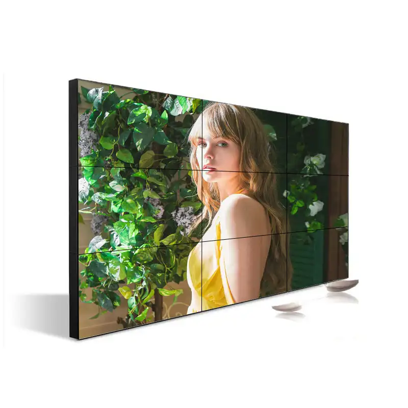 Samsung tv 55 polegadas sem costura, moldura estreita 2x2 3x3, lcd 4k, parede de vídeo para reuniões, sala de estar