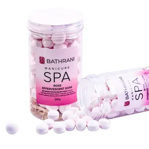 Bombe de bain macaron 100% ingrédients naturels SPA 15g mini bombe de bain pétillante avec emballage en plastique, offre spéciale