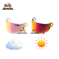 SNOR Nouvelle visière de casque de moto PC résistante à l'usure, aux rayures et aux UV pour Arai RX-7XRX-7VNEOXD Haute définition