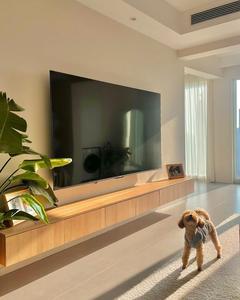 <span class=keywords><strong>Meuble</strong></span> <span class=keywords><strong>TV</strong></span> <span class=keywords><strong>mural</strong></span> design moderne et luxueux pour salon, <span class=keywords><strong>ensemble</strong></span> de meubles en bois avec panneaux muraux. - Product Image 4