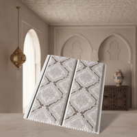 Plaques de plafond en PVC imperméables, ignifuges et insonorisées JW 2x4 pieds, design moderne pour plafonds et panneaux muraux intérieurs