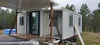 Maison modulaire préfabriquée Hua Hui/Cabine Porta/Casa, Australie Maison de conteneur extensible pliante de 20 pieds et 40 pieds à vendre.