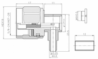 N-C-JW3 connecteur d'alimentation d'usine RF coudé mâle N connecteur sertissage RG58 RG142 câble