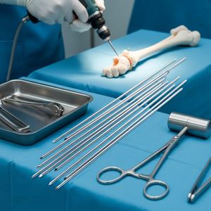 Surgiright - Juego de 10 Alambres de Kirschner de Acero Inoxidable de Doble Extremo, Instrumentos Quirúrgicos Ortopédicos Veterinarios - Product Image 3