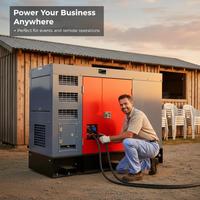 Generador Diésel Inteligente de 4 Cilindros, Refrigerado por Agua, Silencioso, 220V, 25kva, 20kw, Planta de Energía para el Hogar
