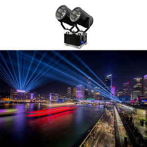 2 Focos Móviles de Cabeza Doble de 2000W, 4000W en Total, Resistentes al Agua <span class=keywords><strong>para</strong></span> Exteriores, <span class=keywords><strong>para</strong></span> <span class=keywords><strong>Hoteles</strong></span> - Product Image 3