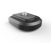 Nouvelle plaque de fixation rapide universelle carrée pour caméra, support de rotule pour trépied