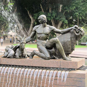 Statues antiques de dieu grec et romain en bronze statue <span class=keywords><strong>apollo</strong></span> avec bébé anges pour décorations de bord de mer - Product Image 5