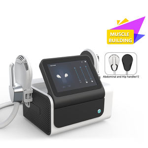 Stimulateur musculaire EMS portable à double poignée, machine de remodelage corporel électromagnétique RF, fonction perte de poids, prise US. - Product Image 6