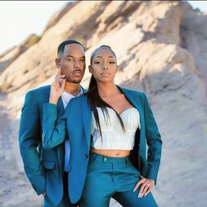 Yeni moda 2025 erkekler takım elbise üst yaka bir düğme düğün smokin Slim Fit tek göğüslü balo 2 parça iş erkek damat setleri - Product Image 3