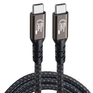 สาย USB4 240W PD 3.1 40Gbps ความเร็วสูง USB C TO USB C CABLE 8K 60Hz Video เข้ากันได้กับ TB4/TB3 braided CORD - Product Image 1
