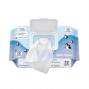 Lingettes humides jetables Mummagodi 100% jetables, lingettes sèches douces de qualité supérieure à l'aloe vera, vente en gros pour peaux sensibles - Product Image 1