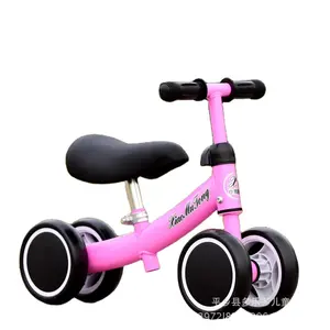 Bicicleta de equilibrio para niños, de cuatro ruedas minibicicleta, coche de equilibrio para bebés de 1 a 3 años, 2021