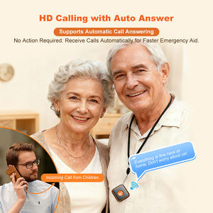 Bouton SOS <span class=keywords><strong>simple</strong></span>, GPS, détection automatique des chutes, alerte d'appel <span class=keywords><strong>pour</strong></span> les personnes âgées atteintes de la maladie d'Alzheimer, personnes handicapées, avec capture à distance - Product Image 5