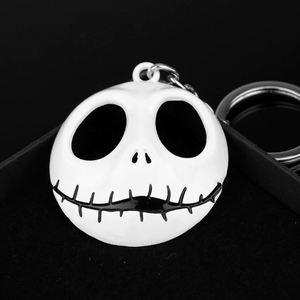 Porte-clés en métal Jack Skellington de L'Étrange Noël de Monsieur Jack, breloques, cadeau d'Halloween pour hommes et femmes - Product Image 4