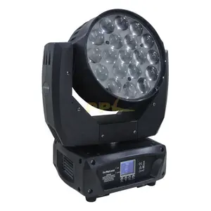 Aura all'ingrosso della fabbrica 19 pezzi 15W LED Zoom fascio di lavaggio testa mobile luce fase di illuminazione professionale