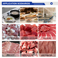 Machine à découper multifonctionnelle pour steaks de bœuf et d'agneau, machine à trancher la viande fraîche en cubes, machine à découper la viande de volaille fraîche en dés