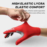 Vilico Gants de Vélo de Montagne à Doigts Complets, Gants de Conduite Anti-Choc Légers pour Moto et VTT, pour Sports de Plein Air