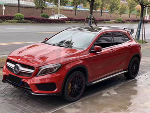Kit carrosserie GLA45 pour Benz <span class=keywords><strong>GLA</strong></span> X156 Mise à niveau vers <span class=keywords><strong>GLA</strong></span> <span class=keywords><strong>45</strong></span> AMG Diffuseur de grille de pare-chocs avant et arrière Pièces détachées automobiles 2013-2018 - Product Image 5