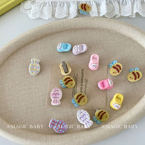 Mini animaux mignons pinces à cheveux pour bébé filles mode doux Kawaii Peppy Alligator pour enfants enfants accessoires de cheveux en Stock - Product Image 3