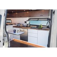 RELYAUTO 2025 Sièges intérieurs de voiture de luxe personnalisés Kit d'amélioration de l'intérieur automobile pour Sprinter pour les fourgonnettes de voyage longue distance