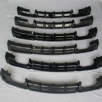 Difusor de Parachoques Trasero para BMW Serie 3 F30 con Luces LED para BMW Serie 3 F30 330i 2012-2019, Material ABS, Accesorios para Automóviles