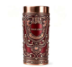 Copa de Cerveza de Acero Inoxidable con Aislamiento al Vacío Four Magic Houses, con Pajita, Taza de Recuerdo para Colección de Fans y Regalo, Lujo Ligero Retro - Product Image 3