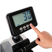 Máquina de Ejercicios Abdominales Plegable de Grado Comercial, Máquina de Remo con Resistencia Magnética para Uso Doméstico y Gimnasio
