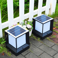 Lampe LED pour poteau de clôture de portail Lumière de pilier de jardin Imperméable à l'eau Décoration et éclairage Caractéristique Colonne lumineuse