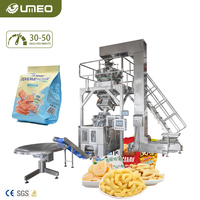 Machine de pesage, d'emballage et de remplissage entièrement automatique multi-têtes pour sachets alimentaires, sachets à valve, et sachets de noix mélangées, snacks croustillants, biscuits, grains de café