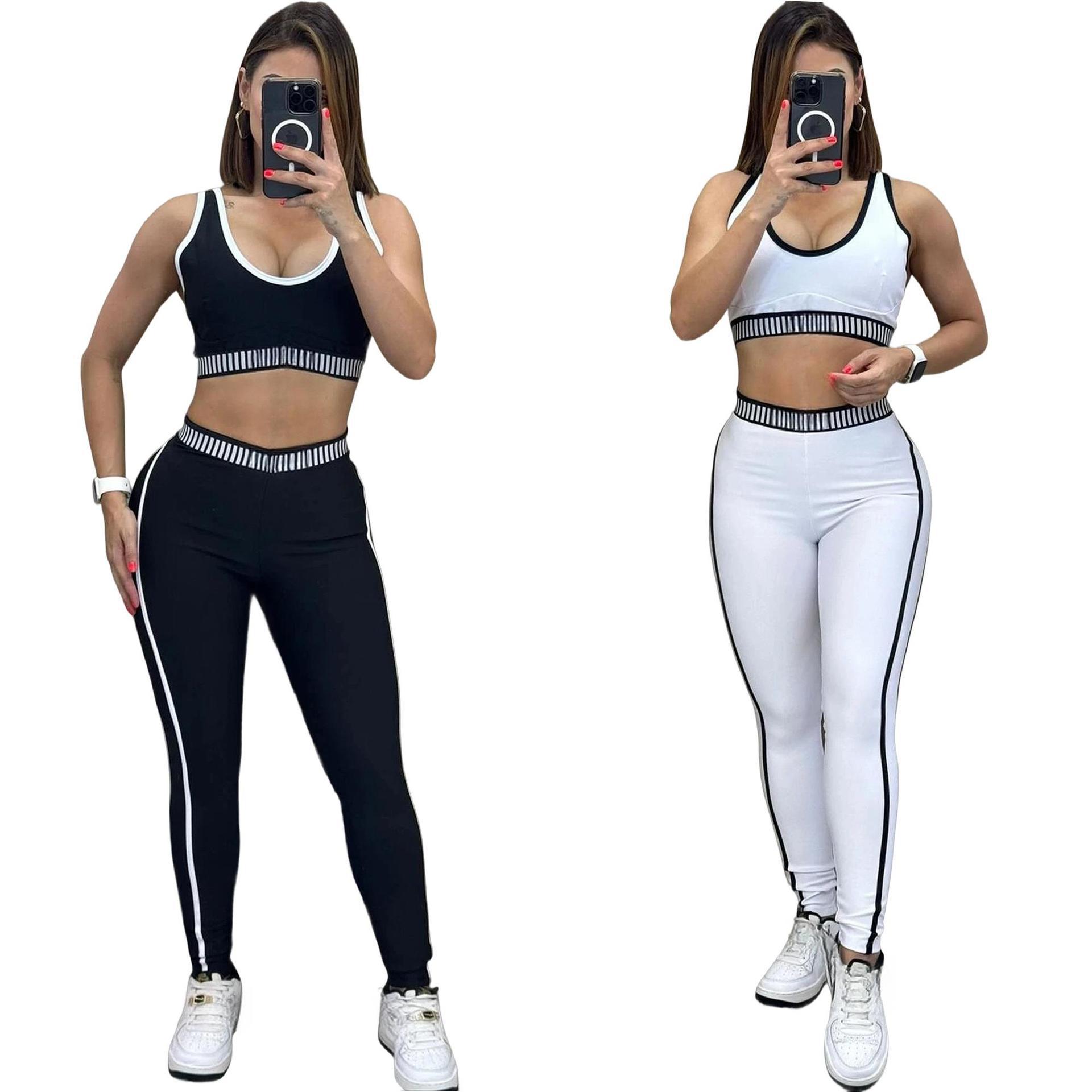 J5148 Summer New Fashion Leisure Adjustable Sleeveless Vest Fitness Waist Sports Yoga Suit Spaghetti Strap Solid Color