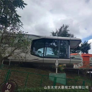 Cabine carrée tendance sur Internet, capsule spatiale, bureau, maison mobile, chambre d'hôtes, chambre étoilée, villa conteneur - Product Image 3