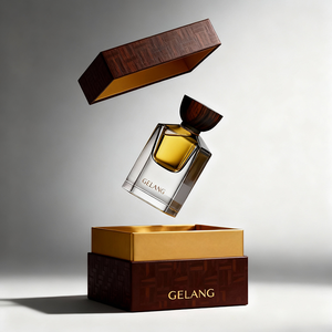 Nuovo Modello di Bottiglie di Profumo in Vetro Spesso da 50ml, Bottiglia di Profumo di Lusso Trasparente Vuota con Confezione - Product Image 4