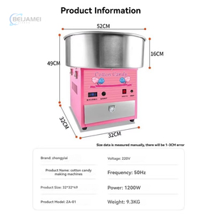 <span class=keywords><strong>Machine</strong></span> à <span class=keywords><strong>barbe</strong></span> à <span class=keywords><strong>papa</strong></span> commerciale entièrement automatique - Product Image 2