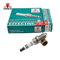 Bougie d'allumage TORCH Iridium 5407 compatible essence/gaz pour Toyota, Nissan, Changan, Voleex C0, BYD F3, CHERY Arrizo 3/5, Changan Van