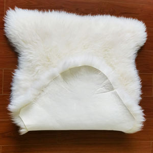 Thảm Len Lông Thật Màu Trắng Sang Trọng Thảm Lông Cừu Mông Cổ Mềm Mịn Thảm Da Cừu - Product Image 4