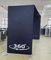 YPT 360 – Support mural en alliage d'aluminium pour appareil photo reflex numérique, borne photo instantanée multi-appareils (iPad, smartphones) avec télécommande USB/Bluetooth/Wi-Fi – Garantie 2 ans