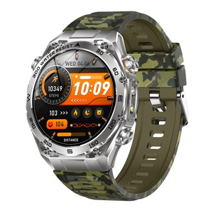 2026 AK105 Rugged Outdoor Smart Watch 1.53" Large Battery 1000mAh IP68 Waterproof LED Flashlight Smartwatch - Product Image 2