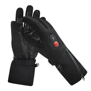 Gants d'hiver coupe-vent antidérapants de haute qualité gants à écran tactile main équipement chaud batterie thermique gants de cyclisme chauffants